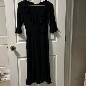 Stunning Diane con Furstenberg  Black Dress Size 6